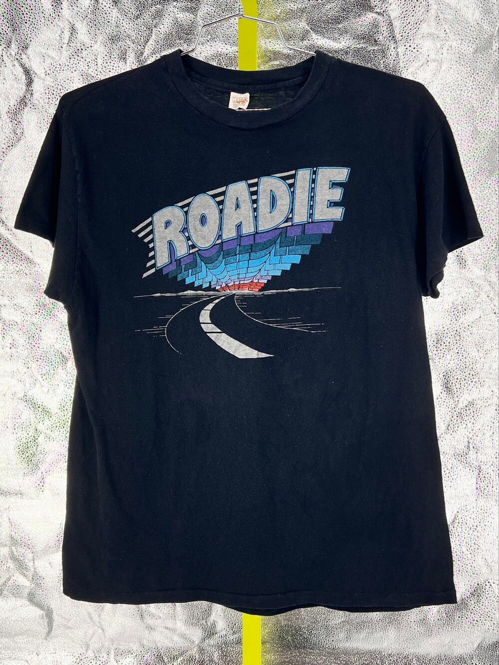 Vintage Roadie Movie Tshirt 1980 80s I am in the Movie Crew